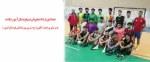 تعدادی از دانشجویان تیم فوتسال آموزشکده 2