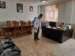 ضدعفونی کردن مرکز وخوابگاه دانشجویی 4