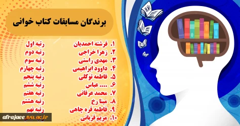 منتخبین مسابقه کتابخوانی  2