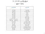برگزاری آزمون تک درس بهمن 1401 2