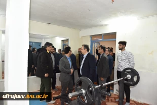 بازدید رئیس دانشگاه فنی و حرفه‌ای از سرای دانشجویی آموزشکده فنی کشاورزی شهریار
 2