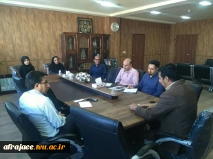 جلسه شورای آموزشی با حضور ریاست و معاونت محترم دانشکده
 3