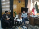 دیدار دکتر رحیم امین زاده رئیس دانشکده فنی و حرفه ای شهید رجایی شیراز با دکتر افکاری رئیس سازمان برنامه و بودجه استان فارس 2