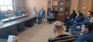 جلسه اداری باحضور ریاست و معاون محترم دانشکده 6