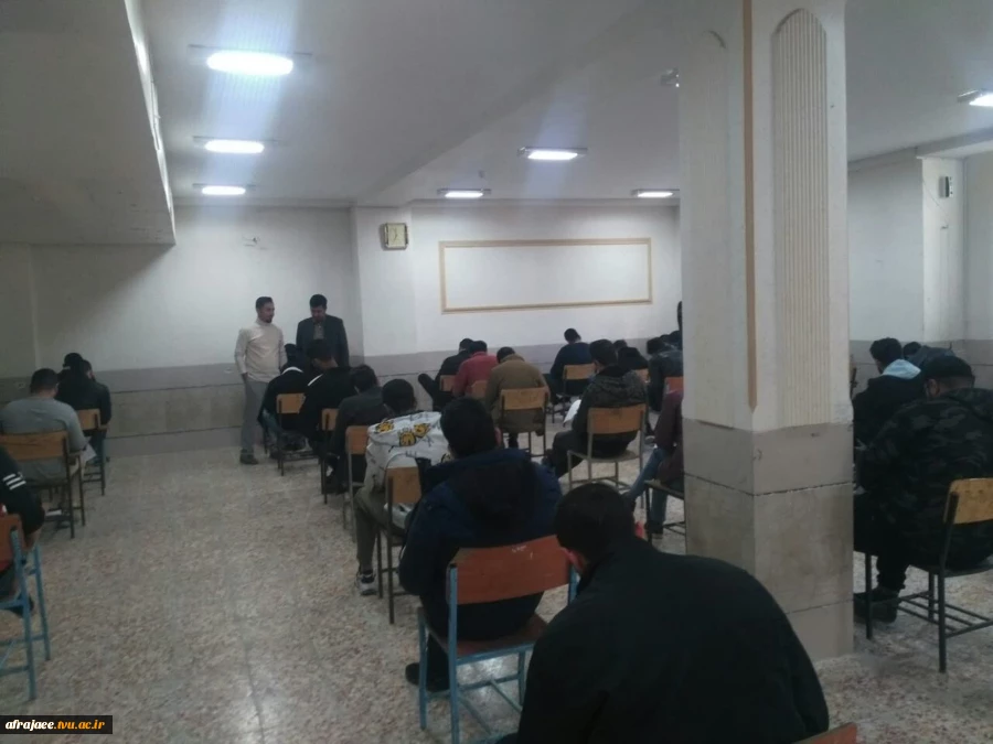 برگزاری امتحانات پایان ترم 6
