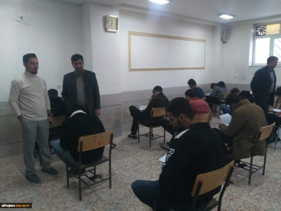برگزاری امتحانات پایان ترم 8