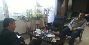 دکتر رحیم امین زاده رئیس دانشکده فنی و حرفه ای شهید رجایی شیراز با فرماندار شهرستان شیراز دیدار و گفتگو کرد 2