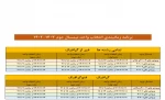 اطلاعیه و ملزومات انتخاب واحد نیمسال 022 5