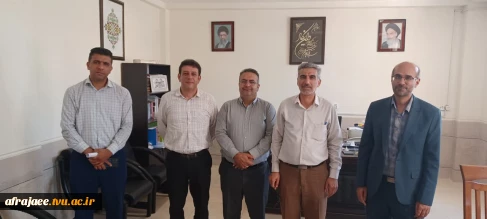 بازدید هیئت نظارت و ارزیابی استان از دانشکده
