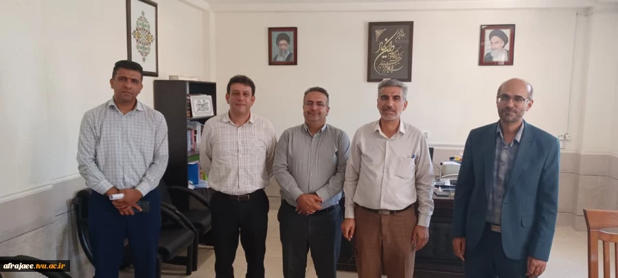 بازدید هیئت نظارت و ارزیابی استان از دانشکده 2