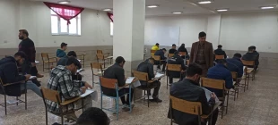 حضور ریاست محترم دانشکده در جلسه امتحانات  3