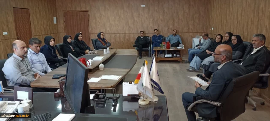 جلسه هماهنگی آزمون پایان ترم 6